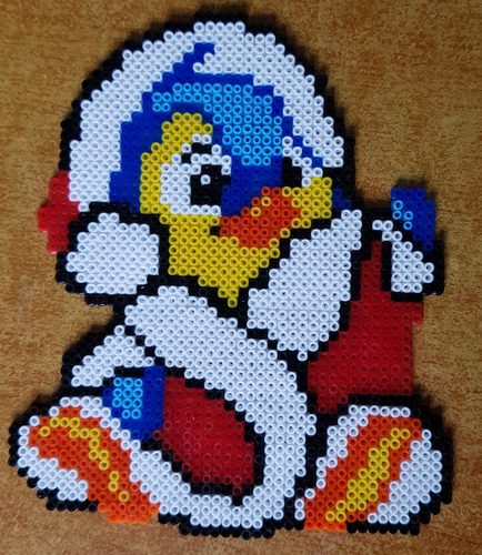 Penguin, mini hamabeads.